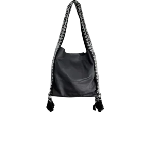 Bolsa Tote Patrona de Piel – NEGRA + CRUDO