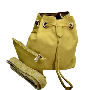 Bolso Bucket Juliana de Piel – BANANA + CRUDO