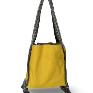 bolsa tote patrona de piel – azul marino + roja y azul