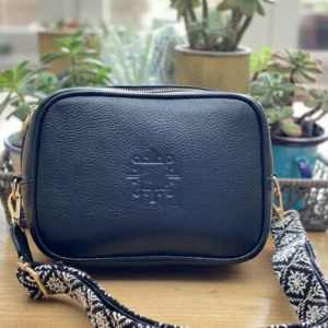 Bolso Bandolera Ramona de Piel – AZUL MARINO + AZUL