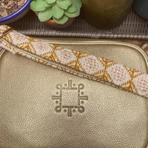 Bolso Bandolera Ramona de Piel – DORADA + CRUDO