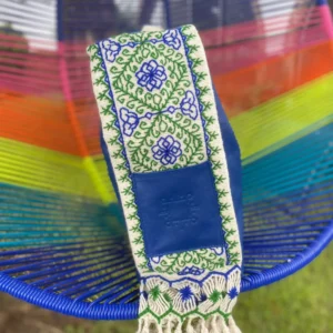 Bolsa Tote Patrona de Piel – AZUL REY + AZUL Y VERDE