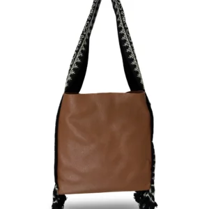 Bolsa Tote Patrona de Piel – CAMEL + CRUDO