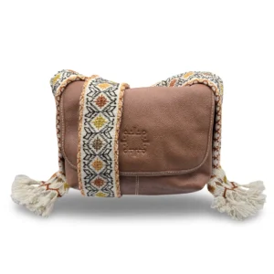 Bolso Crossbody Simona de Piel – CAMEL + CRUDO