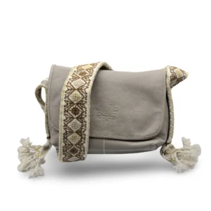 Bolso Crossbody Simona de Piel – TAUPE + CRUDO