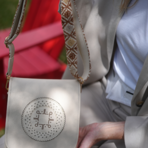 Mini Bandolera Antonia de Piel – CRUDO + CAFÉ