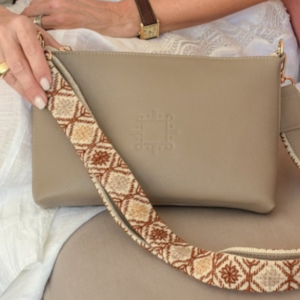 Bolso de hombro Martina de Piel – TAUPE + CAFÉ